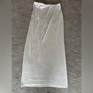 “Longevity skirt” Heather light oatmeal